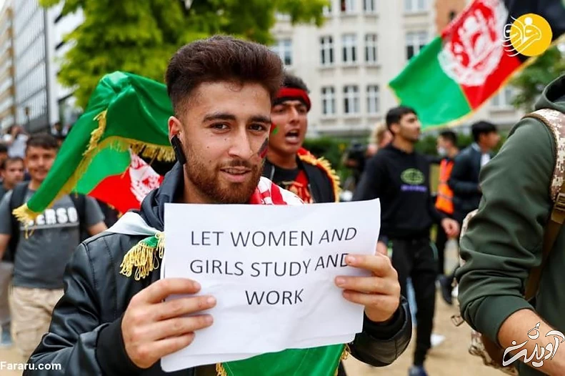 (تصاویر) تظاهرات علیه طالبان در کشورهای مختلف